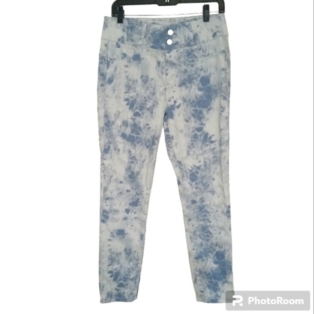Seven7 Curvy Ankle Skinny Woman's Tie Dye Jeans Size 6